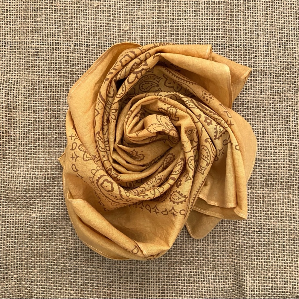 BANDANA Set Hand Dyed Sun Bleached "Rodeo Princess Collection" Set of 4 - Picture 5 of 13